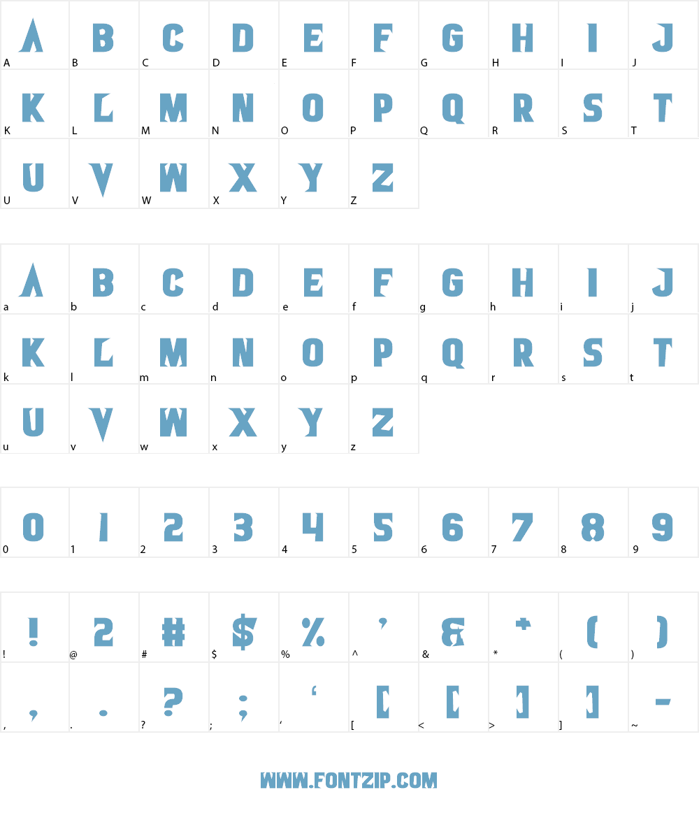 Veal Nerve Font Character